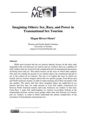Imagining Others: Sex, Race, and Power in Transnational Sex Tourism