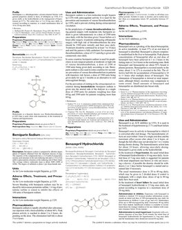 Bemiparin Sodium(BAN, Rinn) Benazepril Hydrochloride