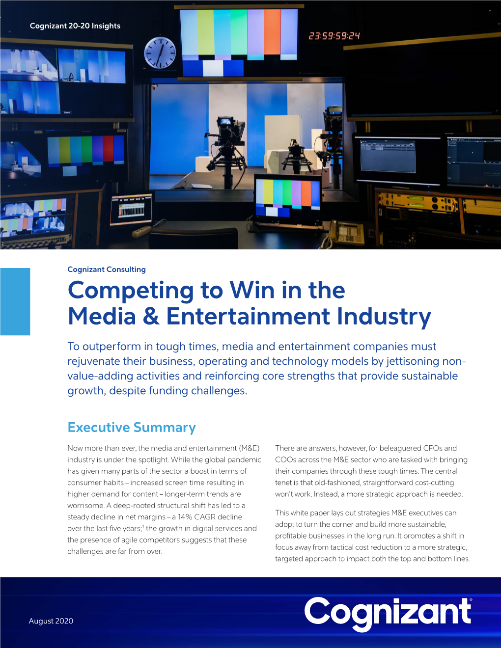 Competing to Win in the Media & Entertainment Industry