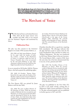 The Merchant of Venice