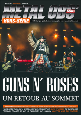 Appetite for Destruction, Qui Bénéficiera Le 29 Juin D’Une Réédition De Fort Belle Facture