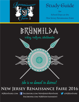 Study Guide for School Days at the New Jersey Renaissance Faire