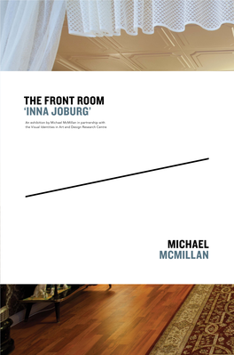 The Front Room 'Inna Joburg' Michael Mcmillan