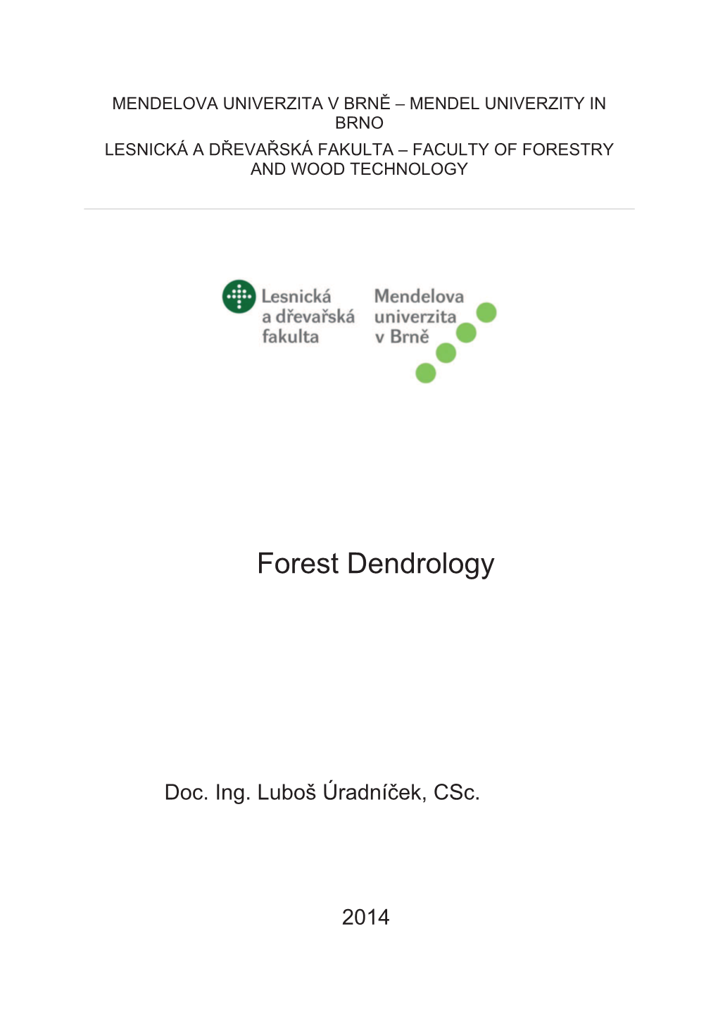 Forest Dendrology