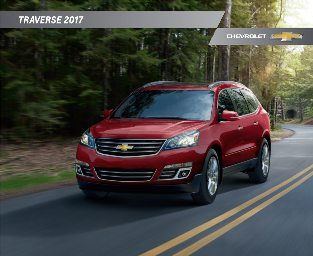 2017 Chevrolet Traverse Catalog