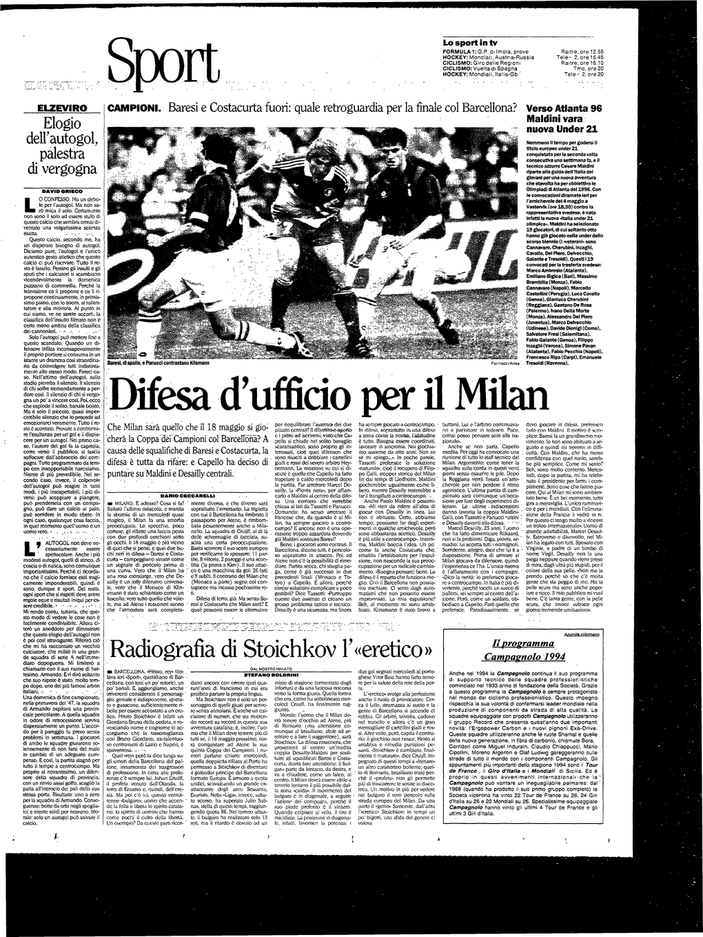 Difesa D'ufficio Per Il Milan Cettibile Silenzio Che Lo Precede Ad Emozionarci Veramente