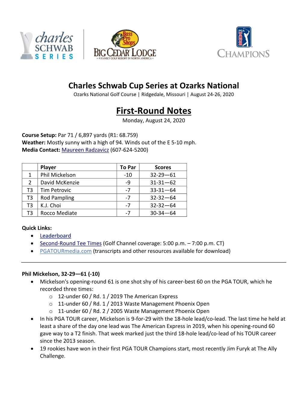 RD 1 Charles Schwab Series on Notes