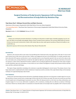 Cronicon OPEN ACCESS EC NEUROLOGY Mini Case Study