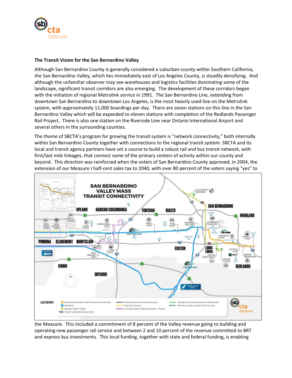 SCCP 2020 Project Summary West Valley Connector