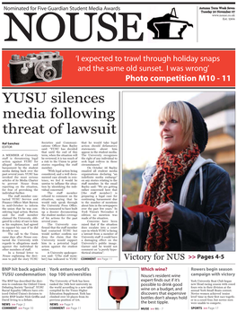 YUSU Silences Media Following Threat of Lawsuit