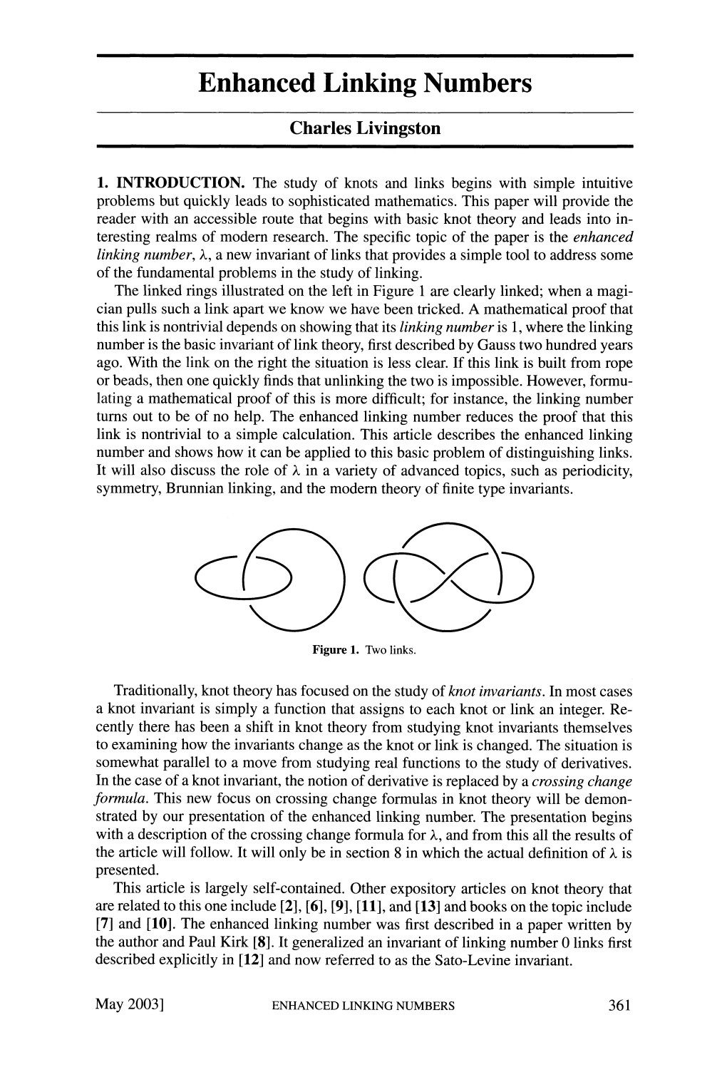 Enhanced Linking Numbers