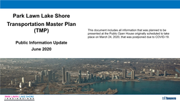 Park Lawn Lake Shore Transportation Master Plan (TMP)