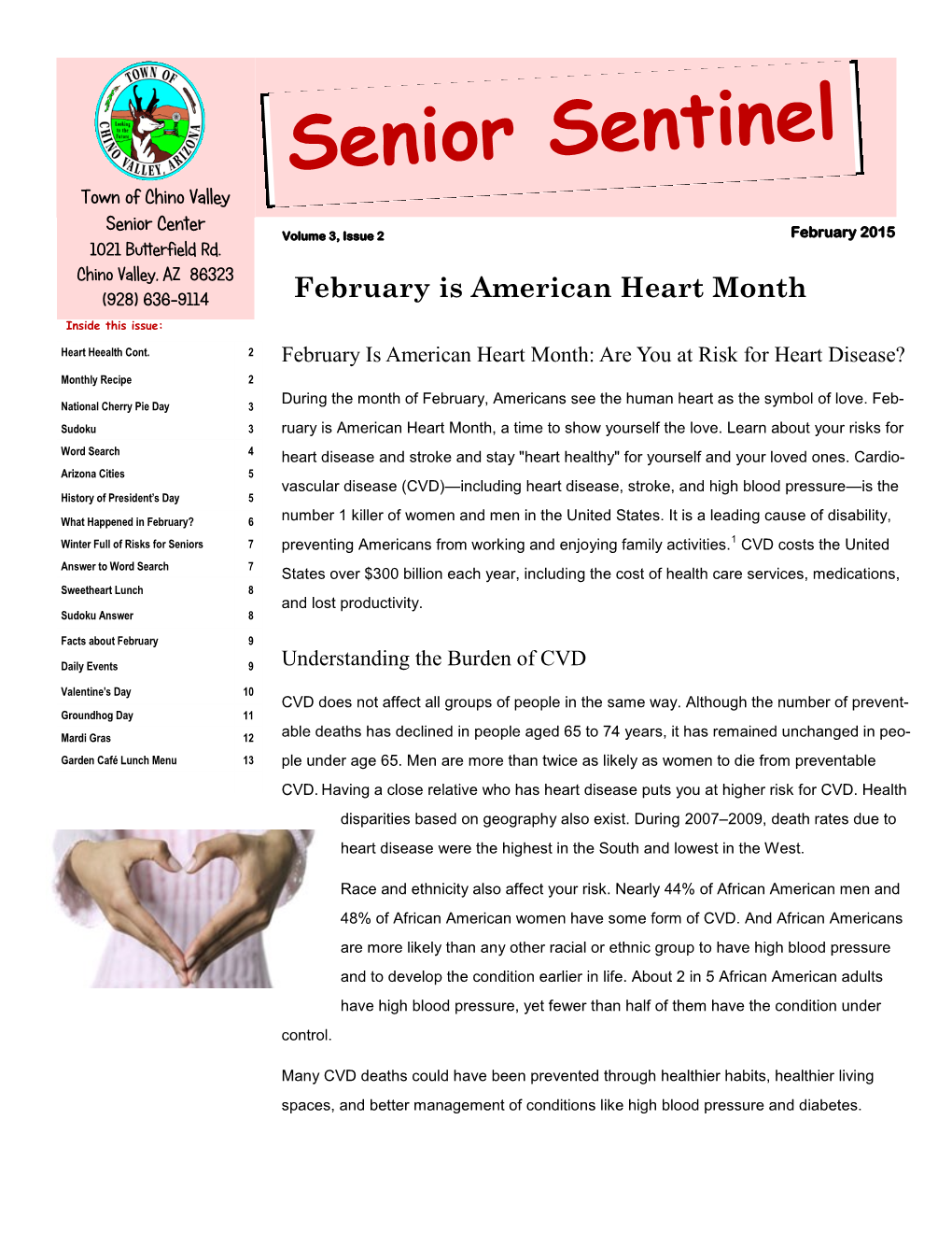 Senior Sentinel Newsletter