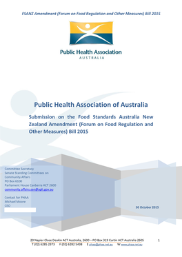 Public Health Association of Australia
