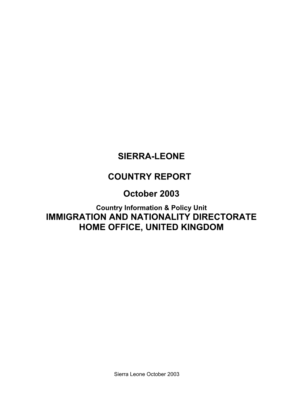 SIERRA-LEONE ASSESSMENT Oct2002