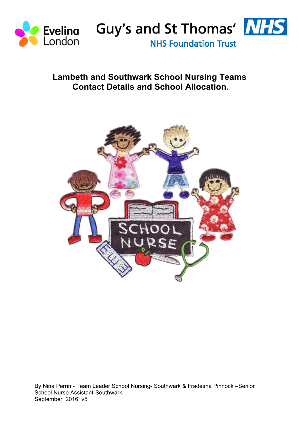 School Nurses Directory