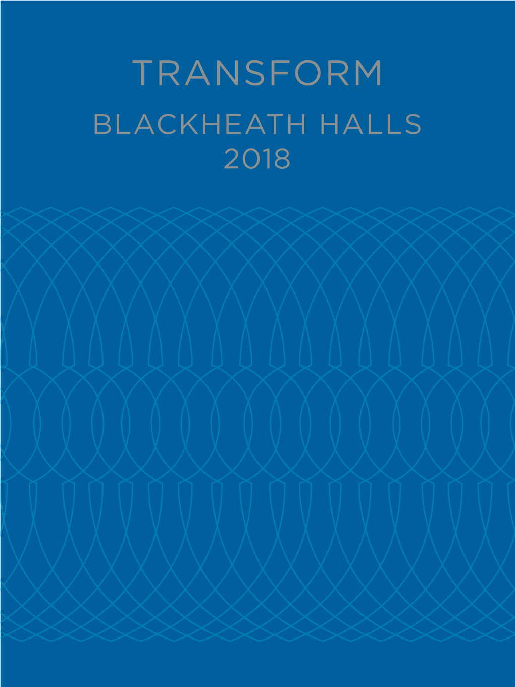 TRANSFORM BLACKHEATH HALLS 2018 Jools Holland Patron of Blackheath Halls