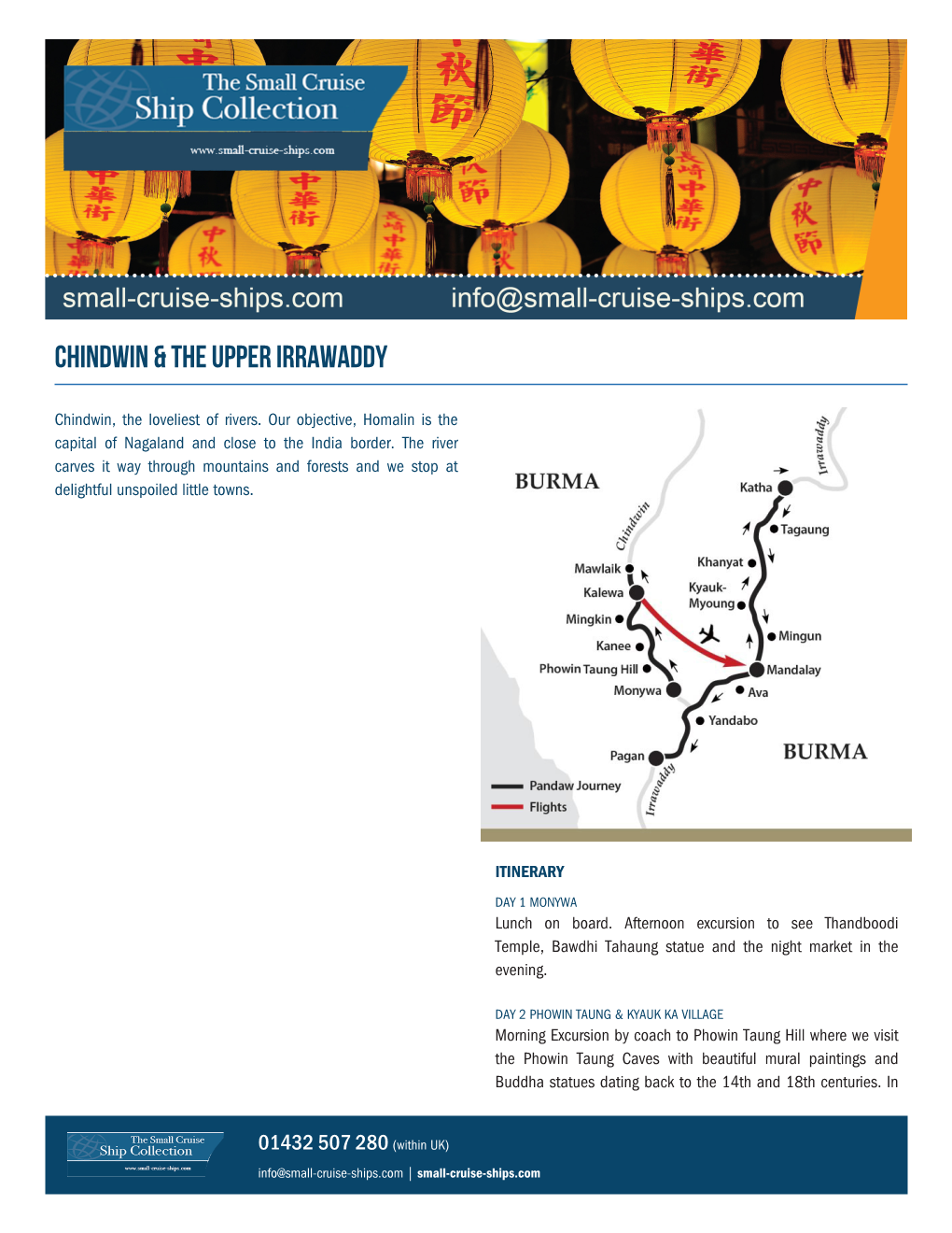 Chindwin & the Upper Irrawaddy