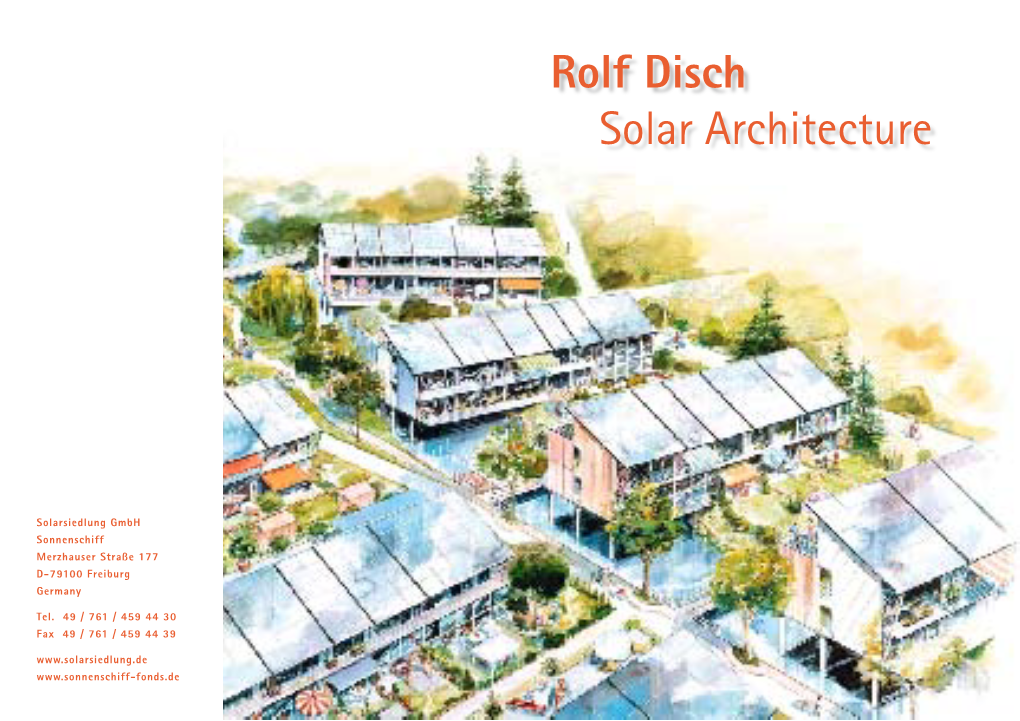 Rolf Disch Solar Architecture