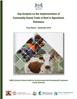 Gap Analysis on the Implementation of Commodity-Based Trade of Beef in Ngamiland, Botswana