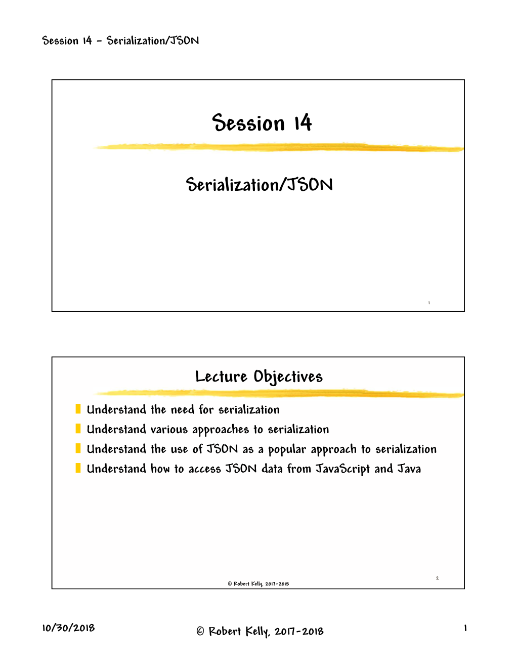 Serialization/JSON