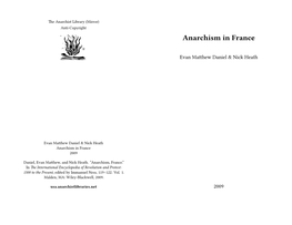 Anarchism in France