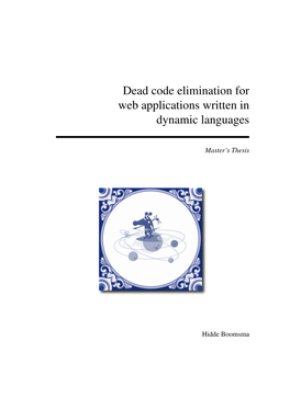 Dead Code Elimination for Web Applications Written in Dynamic Languages