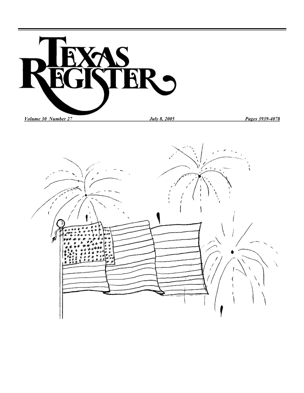 Texas Register V.30 No.27