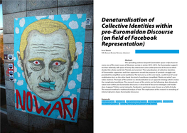 Denaturalisation of Collective Identities Within Pro-Euromaidan Discourse (On Field of Facebook Representation)