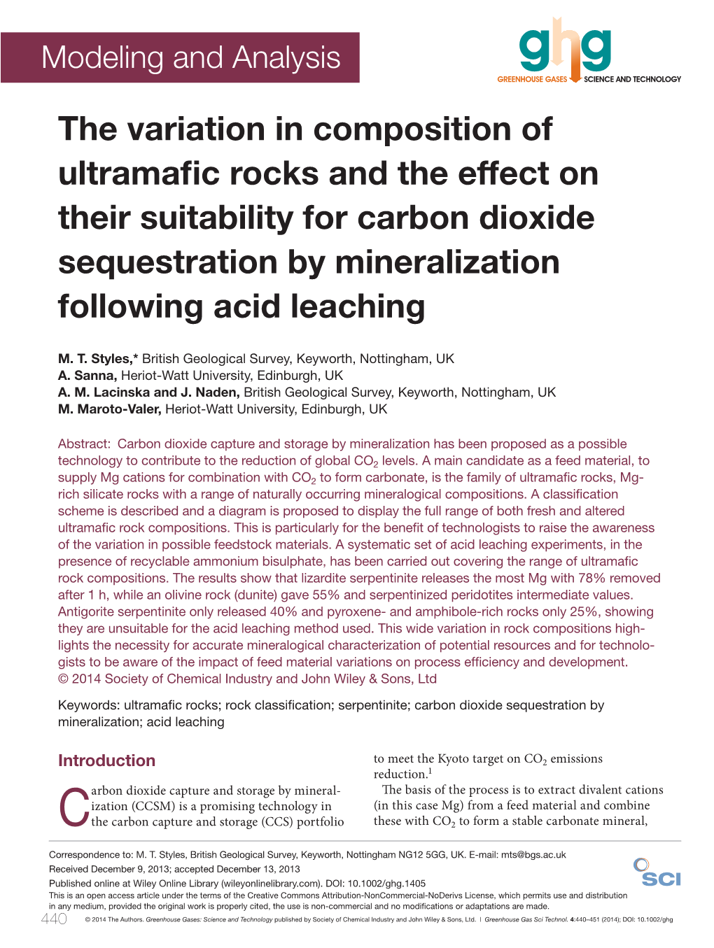 The Variation in Composition of Ultramafic Rocks and the Effect On