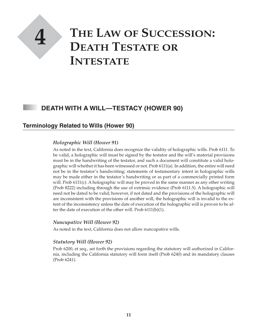 The Law of Succession: Death Testate Or Intestate