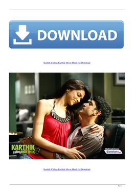 Karthik Calling Karthik Movie Hindi Hd Download