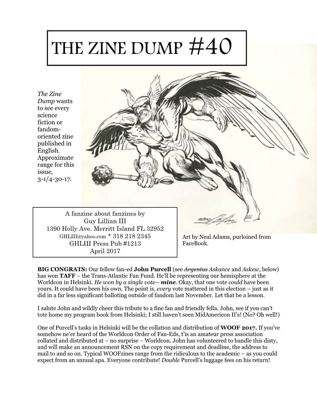 The Zine Dump #40