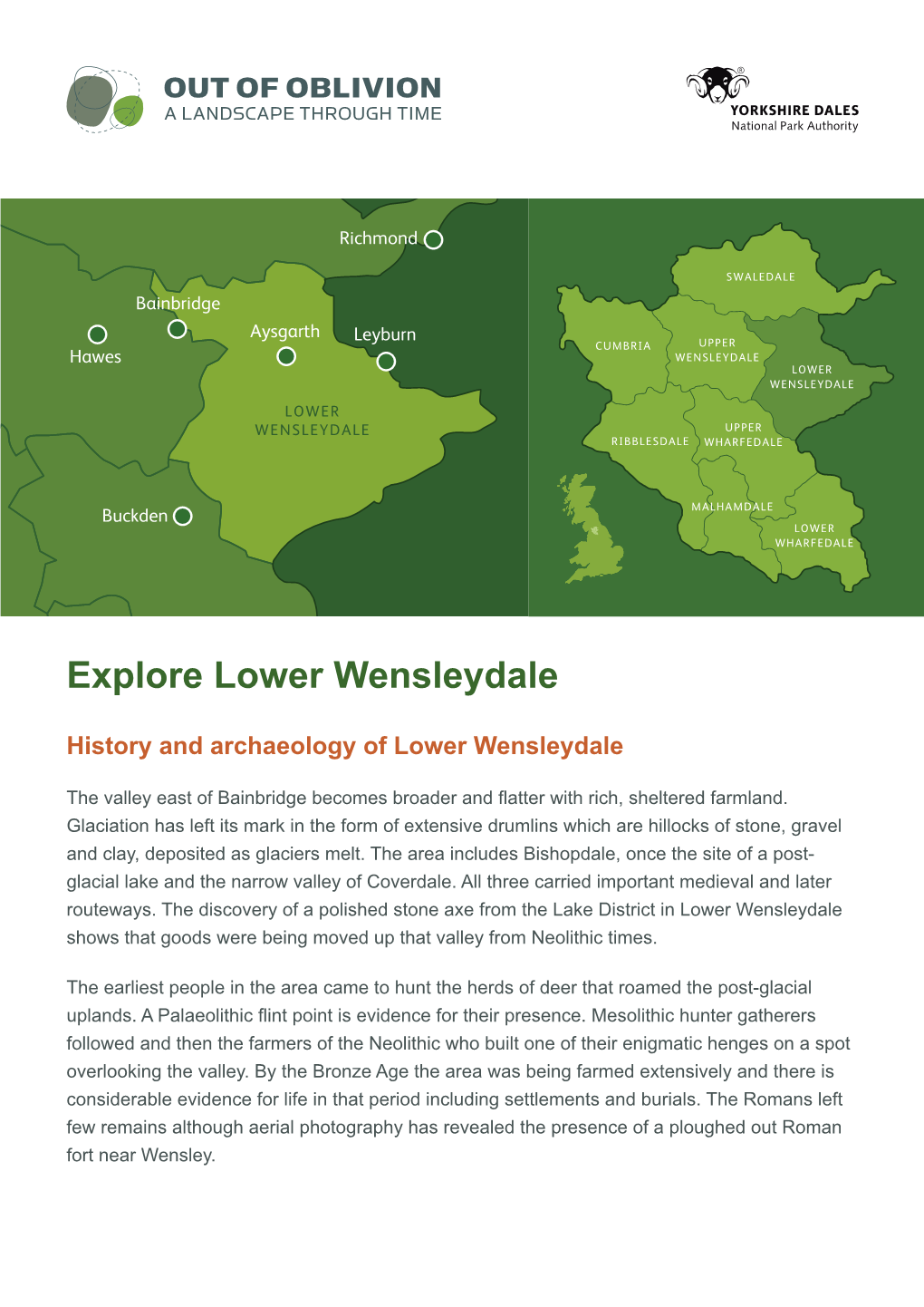 Explore Lower Wensleydale