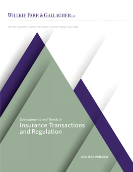 Insurance Transactions and Regulation