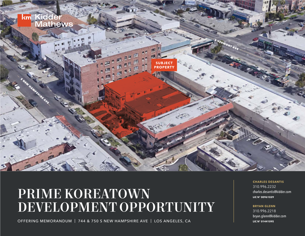 Prime Koreatown Development Opportunity