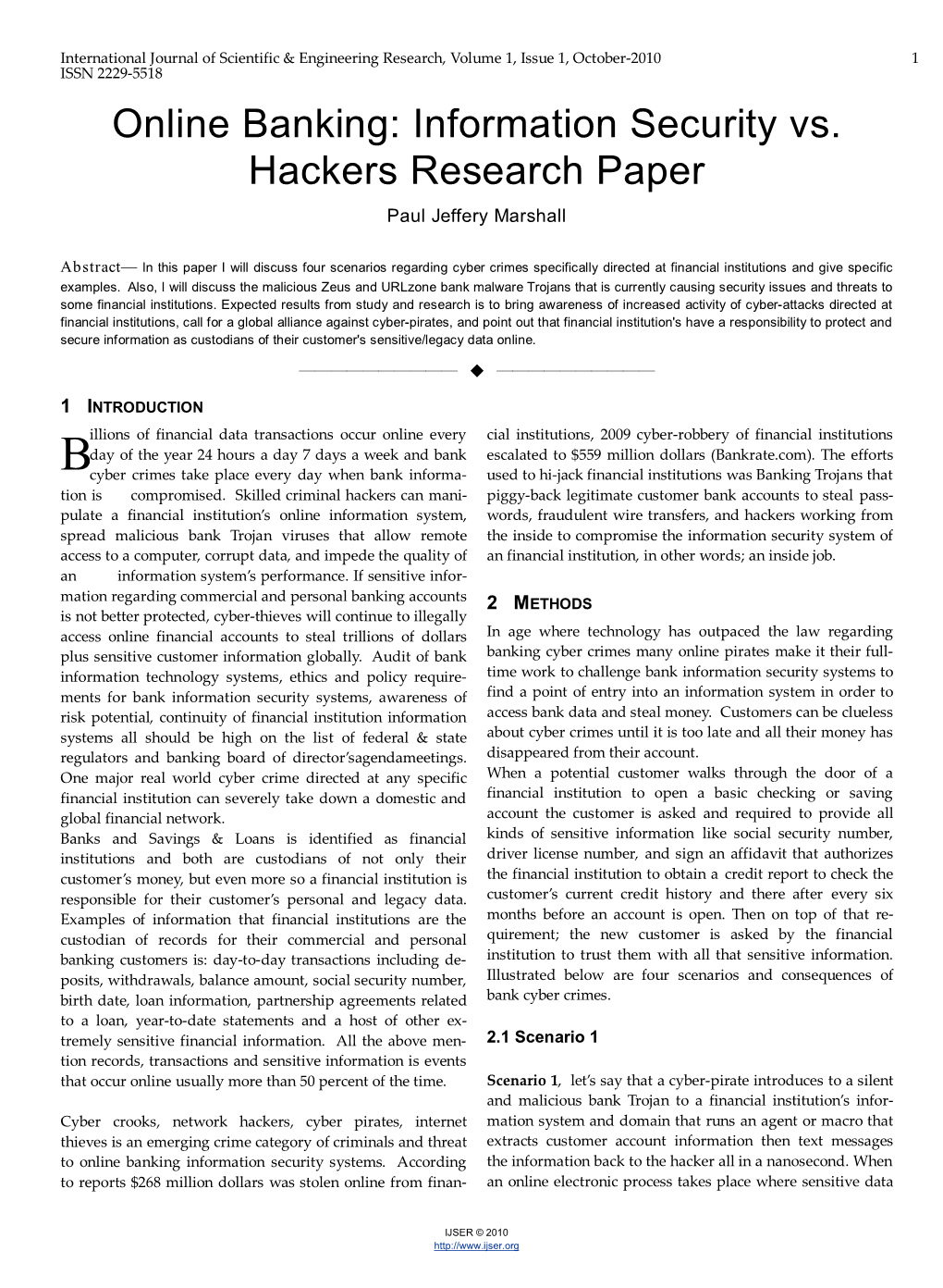 Online Banking: Information Security Vs