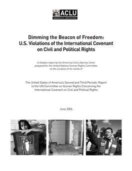 US Violations of the International Covenant on Civil and Political Rights