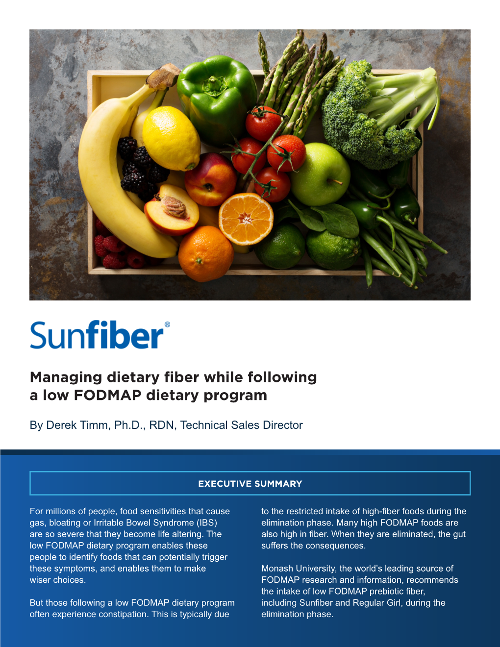 Managing Dietary Fiber While Following a Low FODMAP Dietary Program