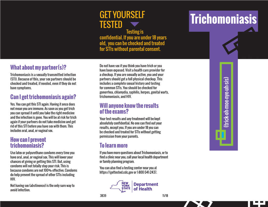 Trichomoniasis Brochure