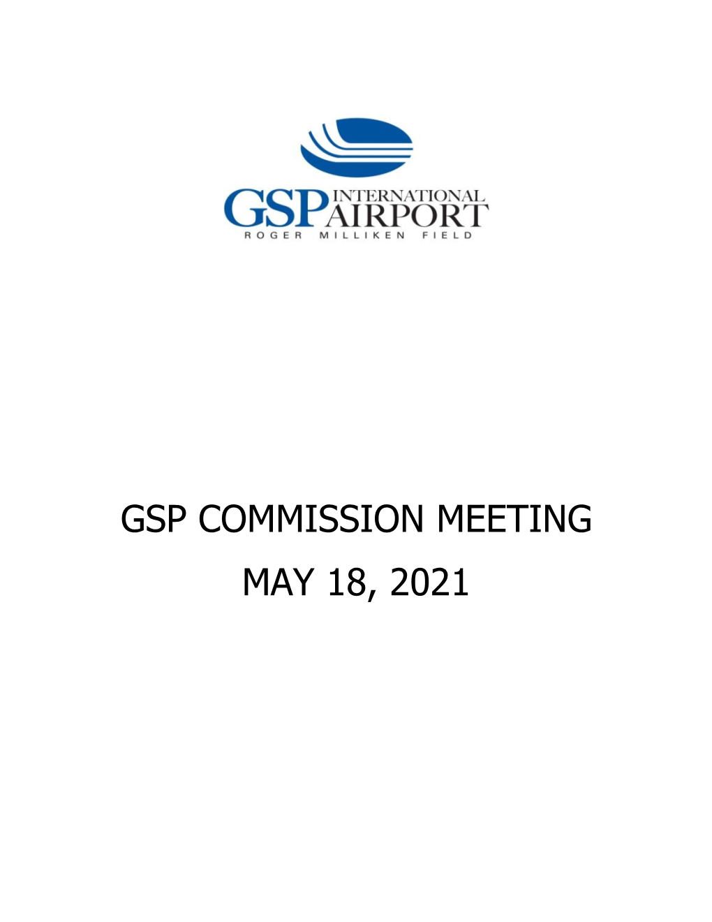 Gsp Commission Meeting May 18, 2021