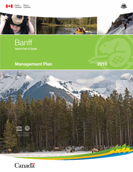 Banff National Park Management Plan