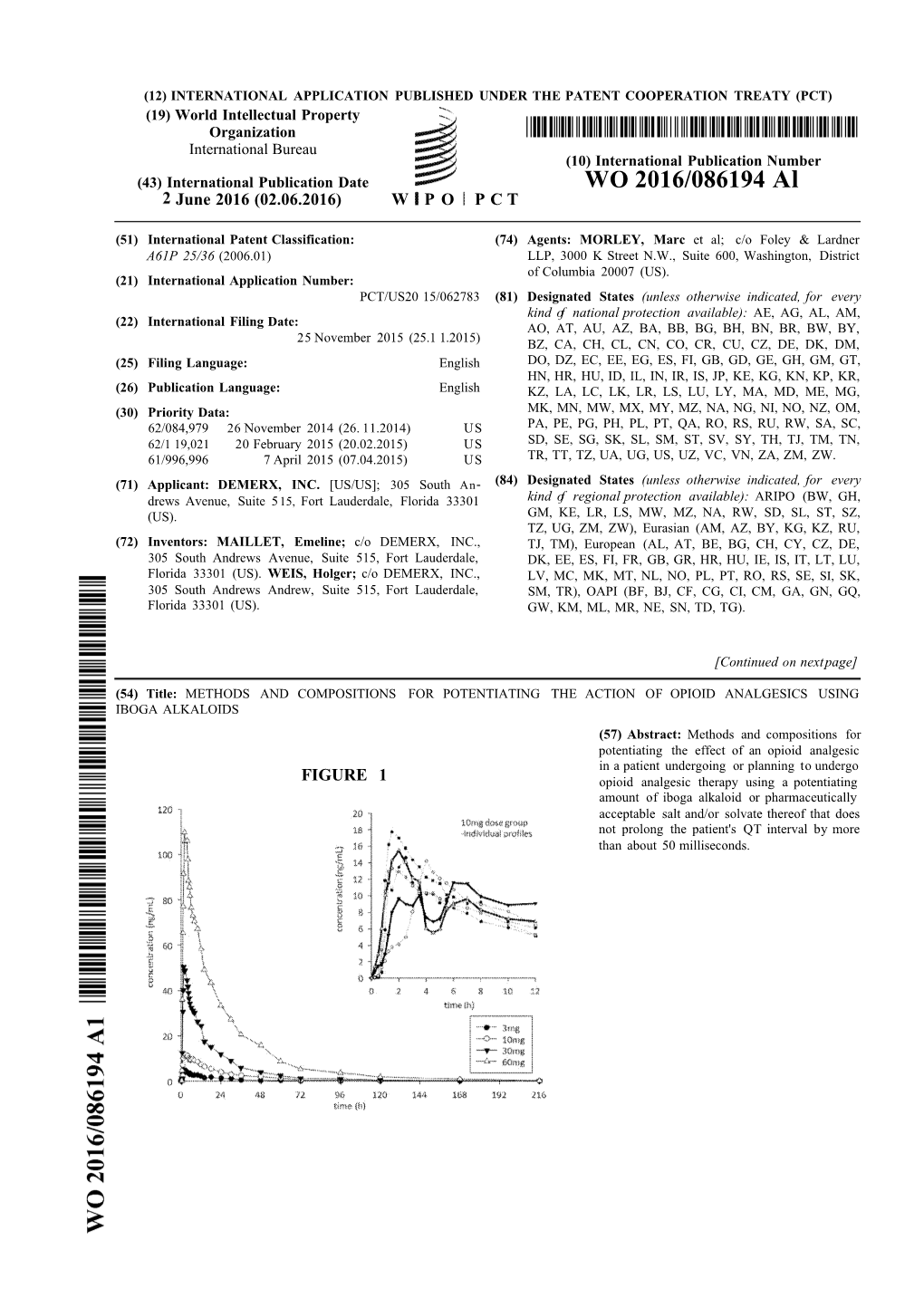 WO 2016/086194 Al June 2016 (02.06.2016) W P O P C T