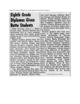 Rapid City Journal (Rapid City, South Dakota) 01 Jun 1951, Fri Page 8