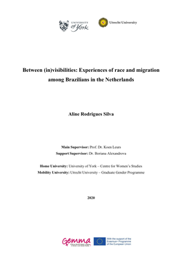 Experiences of Race and Migration Among Brazilians in the Netherlands