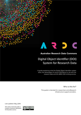 Digital Object Identifier (DOI) System for Research Data