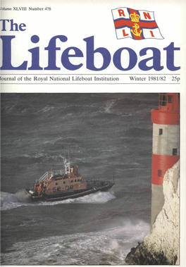 Journal of the Royal National Lifeboat Institution Winter 1981/82