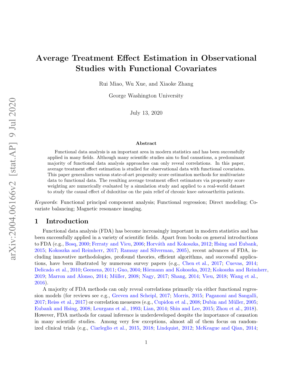 Average Treatment Effect Estimation in Observational Studies