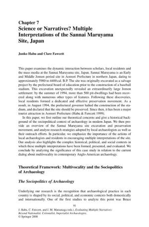 Multiple Interpretations of the Sannai Maruyama Site, Japan