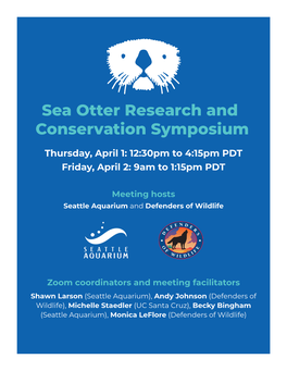 Sea Otter Research and Conservation Symposium